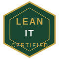 Abzeichen Lean IT Certified